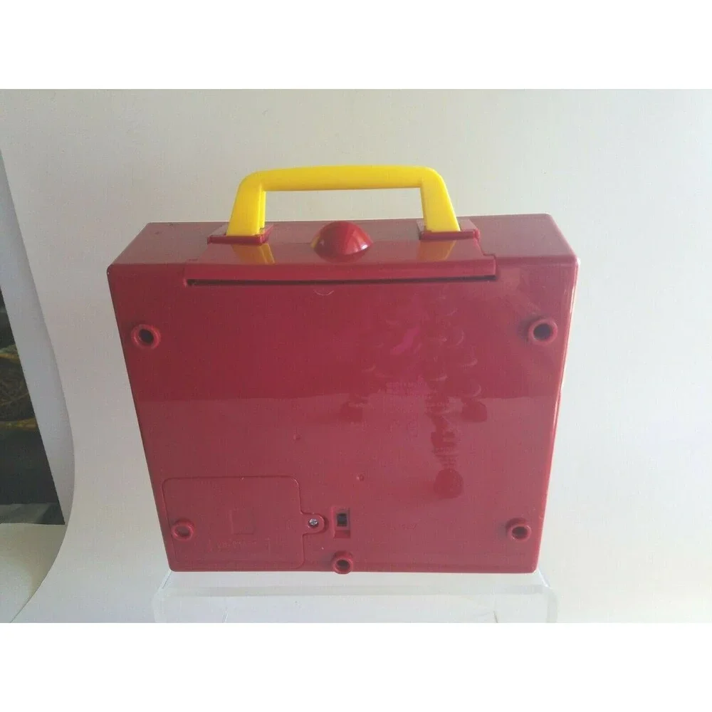 2014 Fisher Price Record Player Music Box w/orange Disk